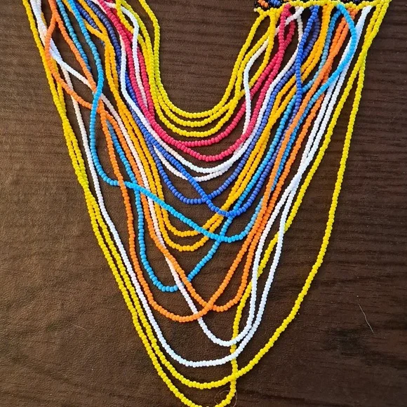 Authentic African Necklace Set - Picture 4 of 9